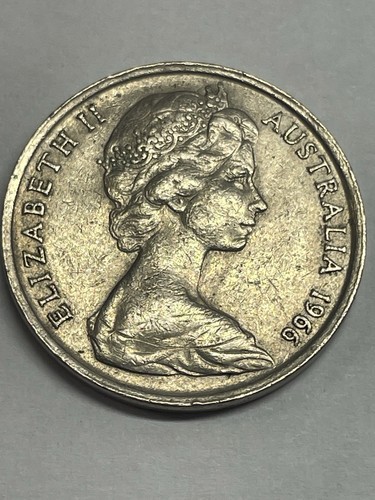 1966 australian dime - 1966,