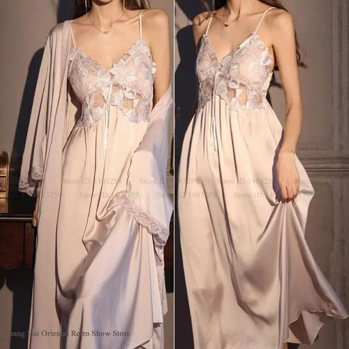 Elegante abito lungo donna - , in