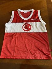 CANOTTA JERSEY TURCHIA TURKEY TURKIYE BAMBINO CHILDREN BASKET BBALL 