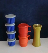 Lotto Tupperware Vintage Tazze Stampi Budino Oliera