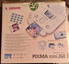 STAMPANTE PORTATILE Canon PIXMA mini 260 STAMPA FOTOGRAFICA COME DA LABORATORIO