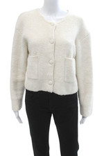Zara Unisex Cardigan White