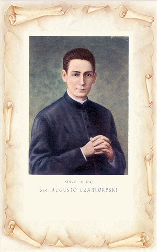 Santino holy card san augusto - card,