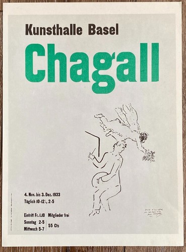 Marc chagall litografia - chagall,