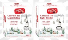 2 giostre rotanti natalizie