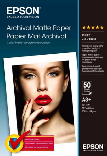 Epson risma carta 50 fogli - a3+,