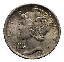 DN - USA - One Dime 1918 -