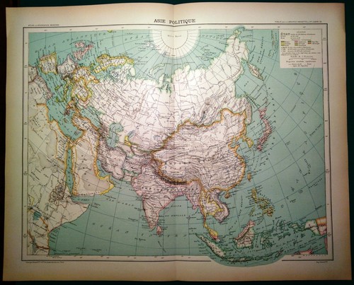 Carta geografica antica - , asia