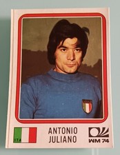 ANTONIO JULIANO Figurine Panini WC MUNCHEN 74 Original Sticker NEW #300