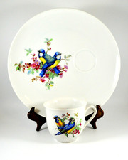 Piatto snack e tazza vintage