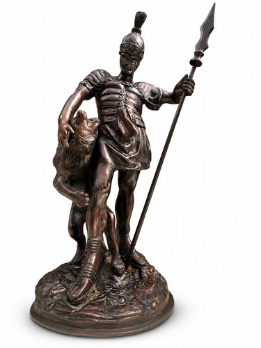 Grande scultura effetto bronzo - scultura,