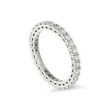 ANELLO VERETTA ETERNITY con DIAMANTI CERTIFICATI 1.50 ct Totale