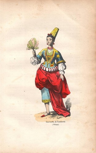 Stampa antica mali timbuctu - antica,