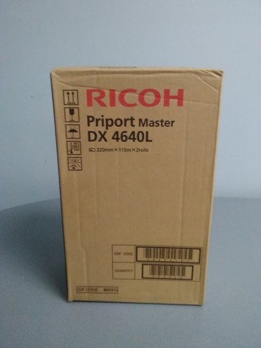 Ricoh 893512 master - master, rolls