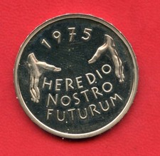 1975 - SVIZZERA - 5 FRANCHI  HEREDIO NOSTR FUTURUM - LOTTO/M32364