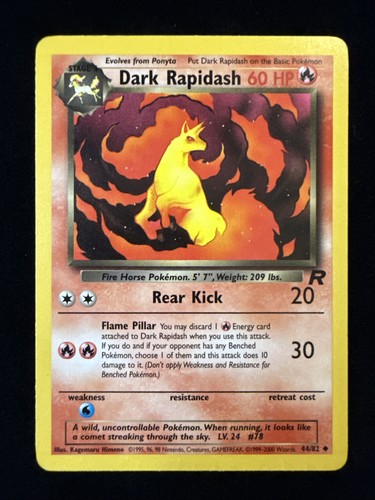 Dark rapidash team rocket - dark,