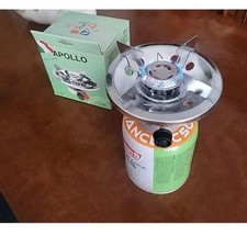 FORNELLO A GAS PORTATILE DA CAMPEGGIO MARE VACANZA MONTAGNA FORNELLINO CIBO 