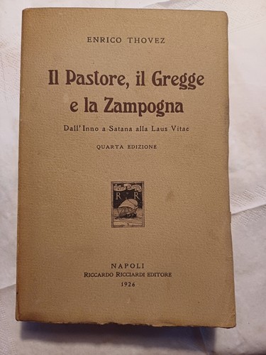 Libro antico pastore - antico, il