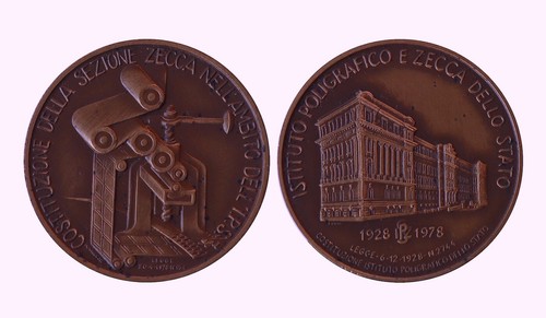 Medaglia 1978 costituzione - medaglia,