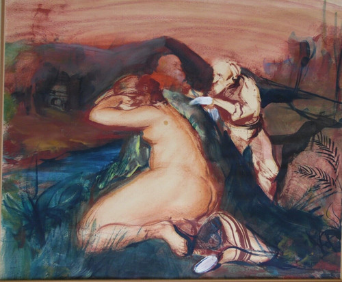 Ritratto nudo due uomini - nudo, e