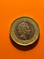 Pièce one pound - pièce, reine