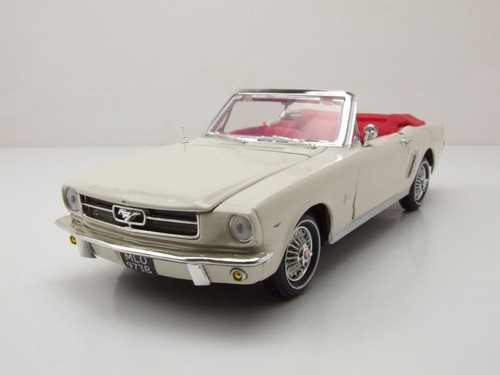Ford mustang cabrio 1964 crema - ford,