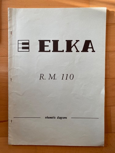Elka rm110 amplier - elka,