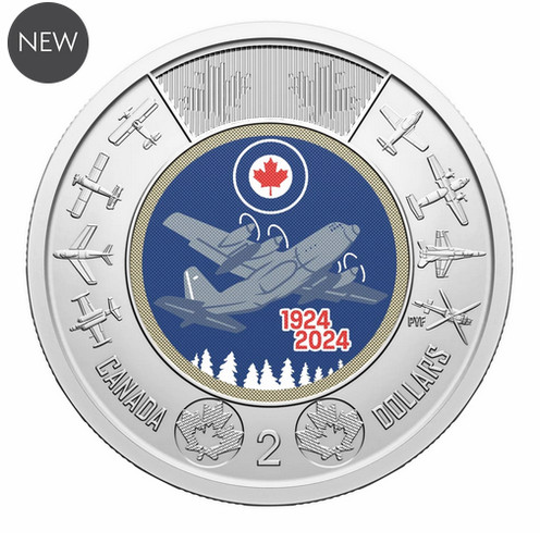 2024 canada toonie rcaf - toonie, $2