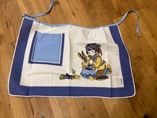 Grembiule Stampa Bimba Indiana Vintage Colore blu Estate Pannocchie