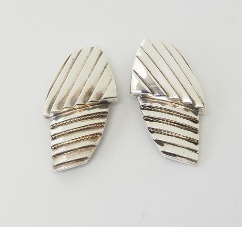 Orecchini clip argento - orecchini, in