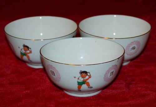 Vintage ciotole ping - ciotole, set