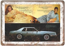 1981 Chrysler Imperial Vintage Auto Ad Retro Look Metal Sign AM5354