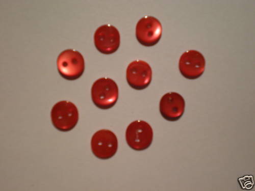 Bottoni madreperla 6mm - in,