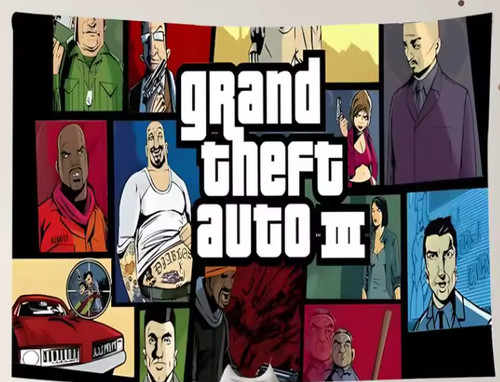 Nuovo grand theft auto flag - theft,
