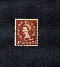 FRANCOBOLLI UK POSTAGE REVENUE ELIZABETH II 2d