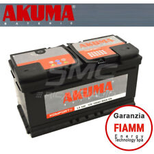 BATTERIA AUTO AKUMA = FIAMM 100 AH 12V 800A EN ORIGINALE NUOVA