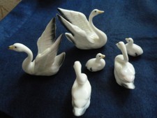 MINIATURE CIGNI PORCELLANA