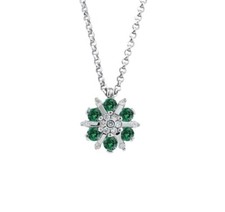 collana donna oro bianco 750