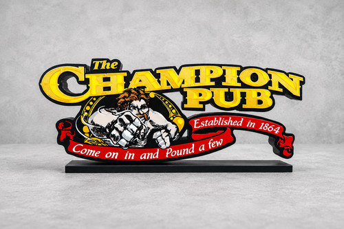 Champion pub pinball topper - pub,