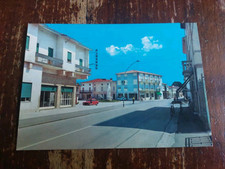 CARTOLINA D'EPOCA ORIGINALE TOMBOLO PROVINCIA PADOVA CENTRO ALBERGO BANCA