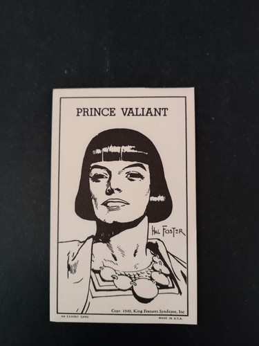Prince valiant cartolina anni - valiant,