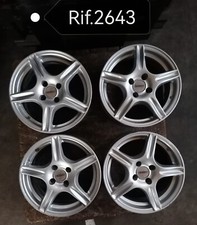 RIF.2643 CERCHI IN LEGA 15 USATI PER FIAT OPEL