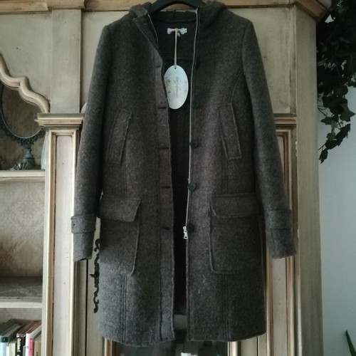 Cappotto lana cotta marrone - lana,
