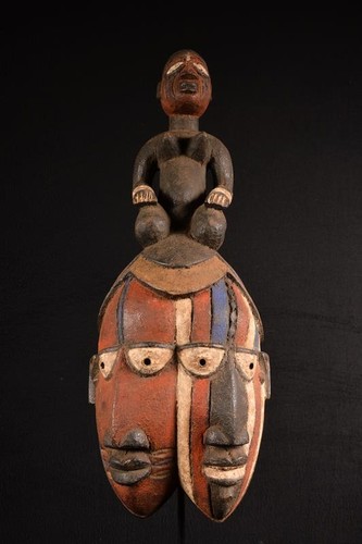 Maschera gelede africana - maschera,