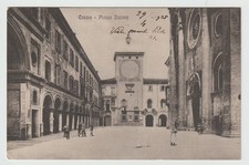 Cartolina Crema Cremona Piazza Duomo animata az9
