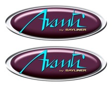 2 Adesivi Barca Bayliner
