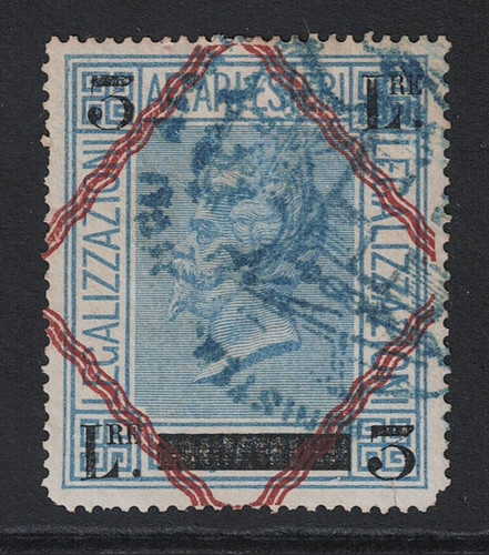 Francobollo italia 1871 lire - 5,