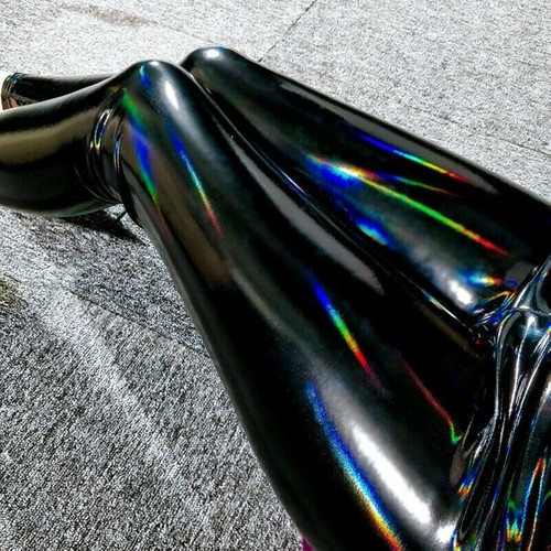 Leggings pvc lucidi - leggings, alta