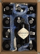 Lotto 12 Bottiglie GIN HENDRICK'S Vuote Collezione Lampade Candele