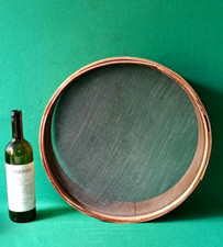 Setaccio vintage legno cereali - legno,